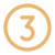 Number 3-Light Gold