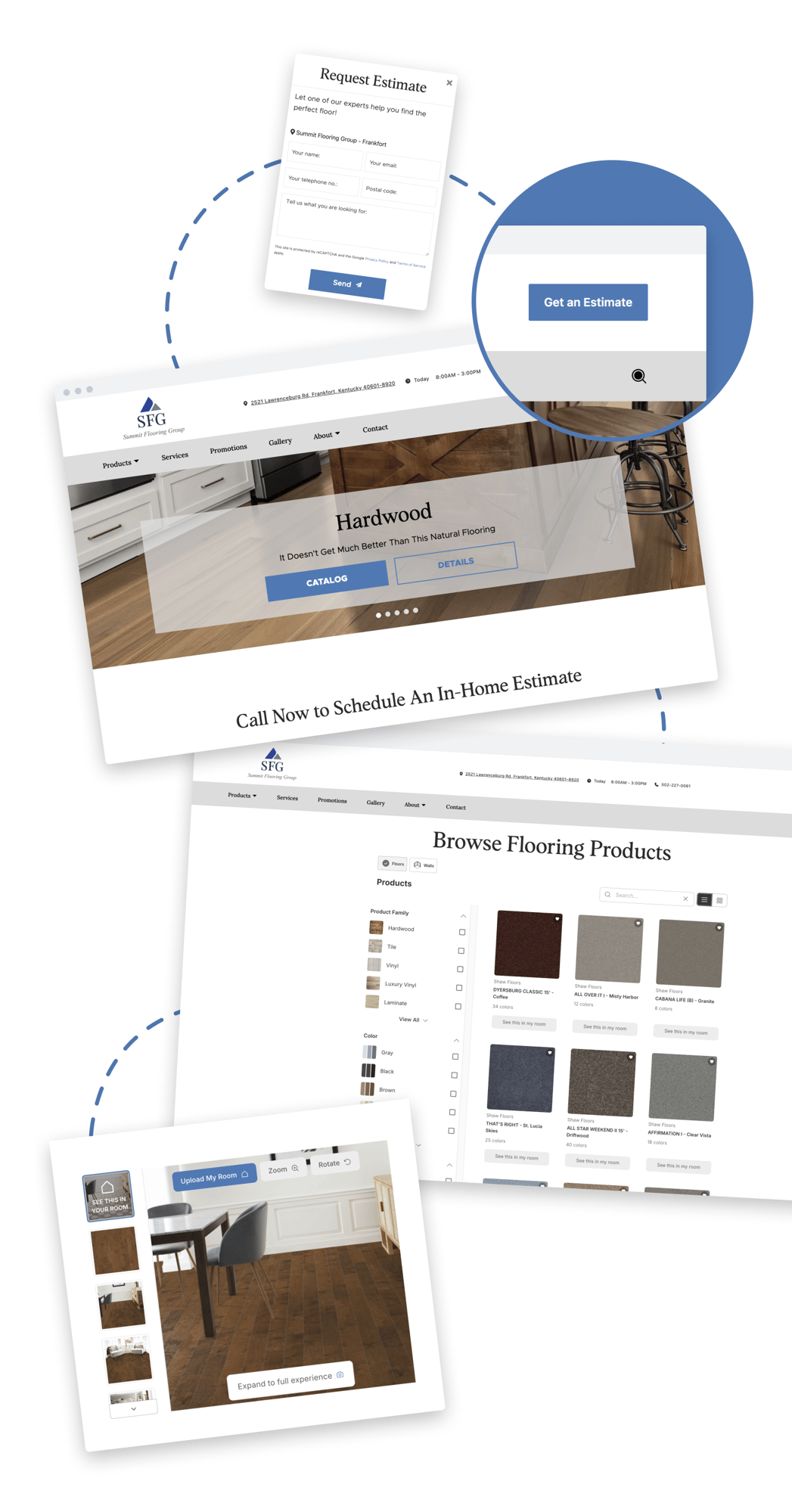 Summit Flooring website